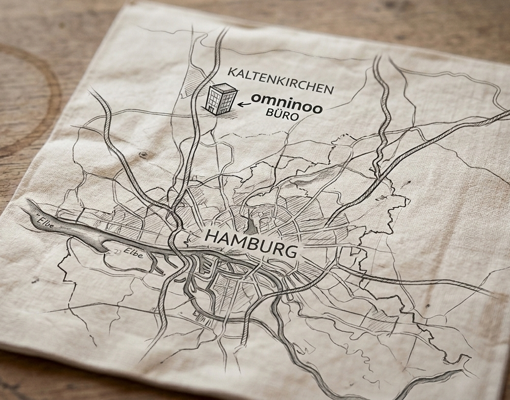 Standortkarte: omninoo Büro in Kaltenkirchen, nahe Hamburg